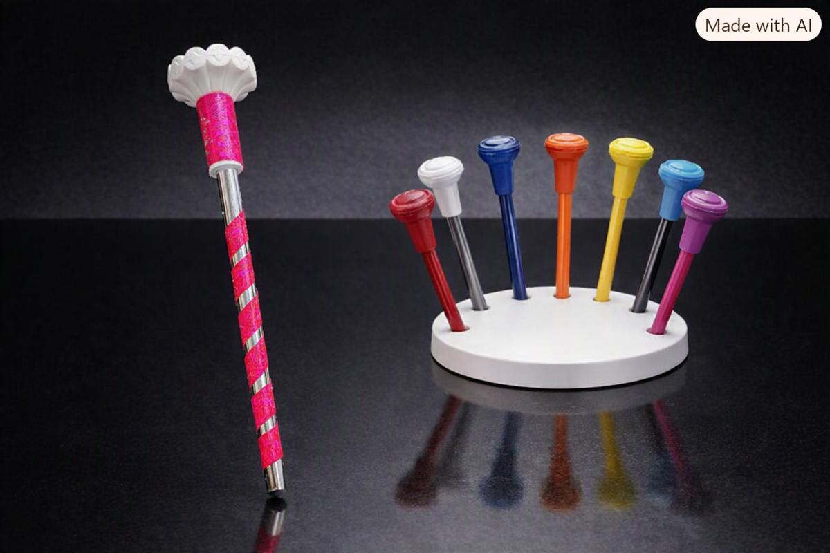 Decorative Baton Wraps Versus a Painted Baton,  Which Wins?