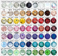 Color chart showing available Resin SS6 rhinestone colors