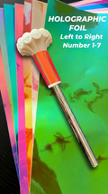 Holographic Foils Baton Decorative Halo
