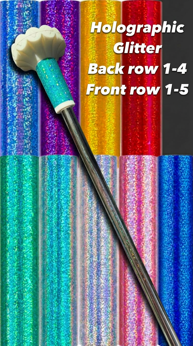 Holographic Glitter Baton Decorative Halo