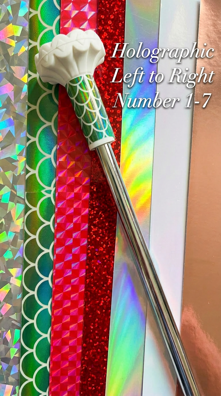 Holographic Baton Decorative Wrap