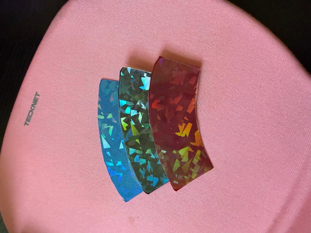 Holographic prism foil halo wraps