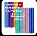 Holographic Glitter Baton Decorative Wrap