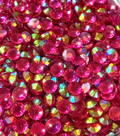Acrylic Pink AB SS30 rhinestones